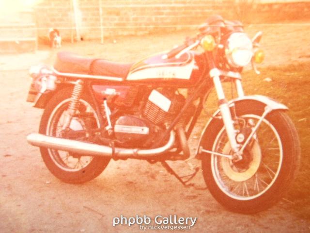 yamaha 350 RD en 1974